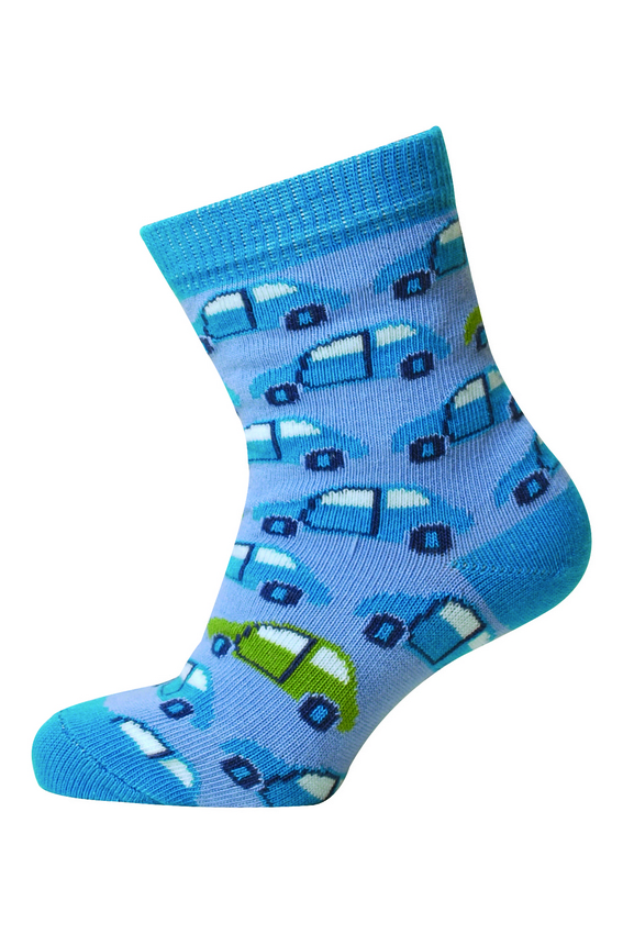 Babysokjes mini auto blauw online kopen Kousen/sokken - Kousen
