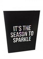 Greeting card Season to Sparkle 
Karton 
Kaartjes enzo 