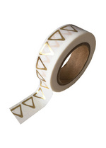 washi/masking tape gold foil triangel 
Karton 
Masking tape/Washi tape 