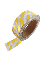 washi/masking tape white gold foil feather 
Karton 
Masking tape/Washi tape 